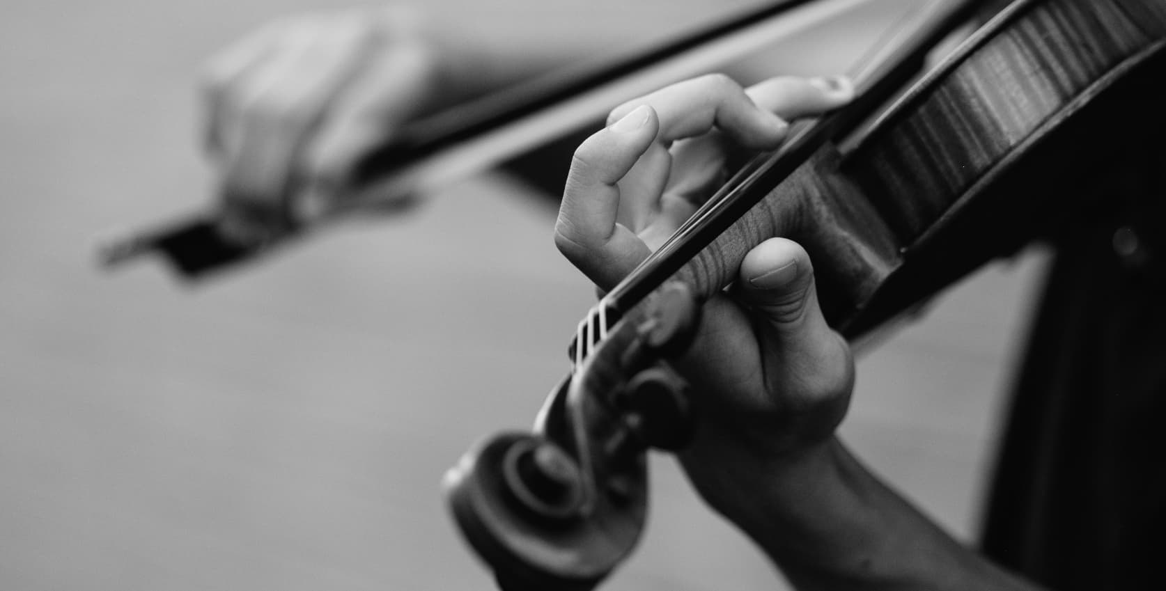 Bonnie playing the violin